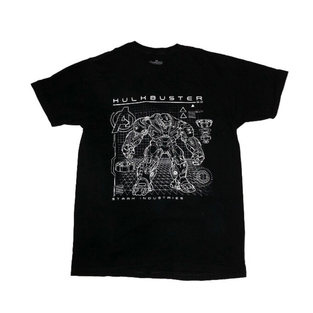 Marvel Black Hulkbuster Graphic T-shirt